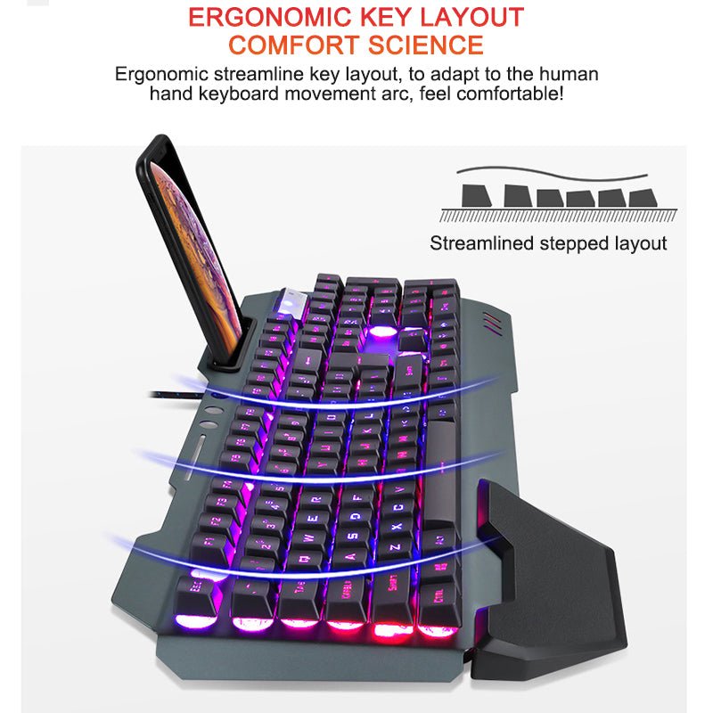 ErgonomicWired Gaming Keyboard - Sarri