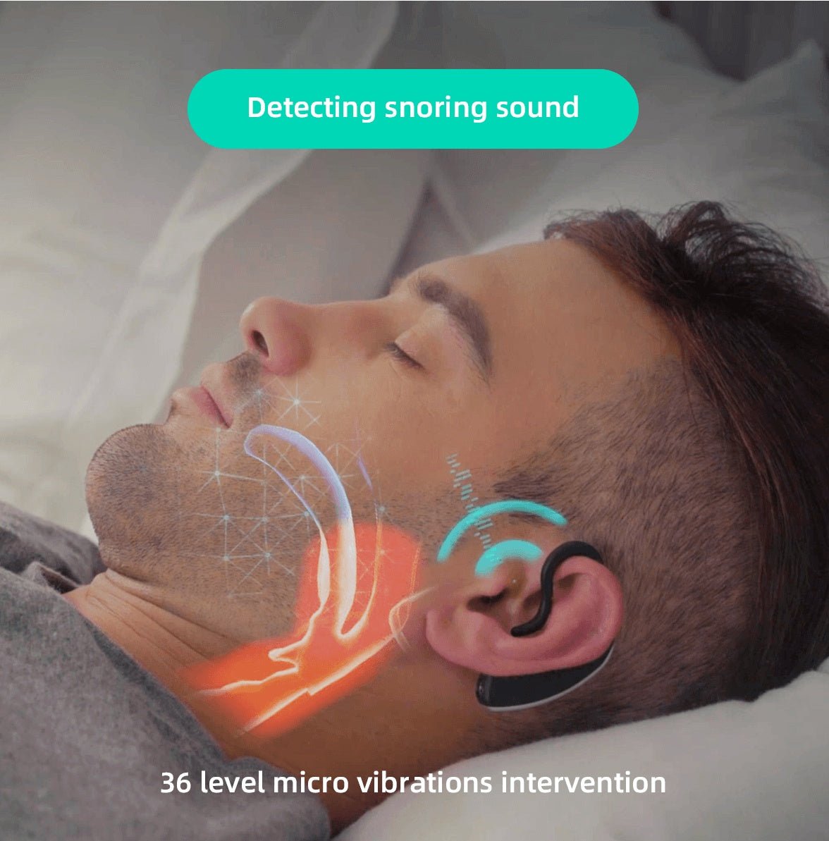 24 Hours Bluetooth Anti - snoring Device - Sarri
